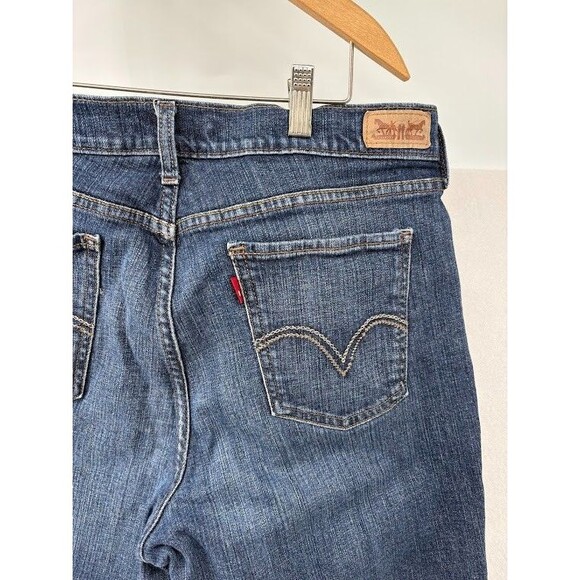 Levis 515 Jeans Size 14 M Womens Boot Cut Stretch Blue Denim‎ - Picture 8 of 10